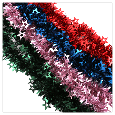 Christmas Wool Tops Encrypted Snowflake Wool Tops Christmas Tree Wool Tops Wedding Garland Colored Ribbon Color Stripes Layout Decoration