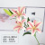 Artificial Flower Y Pu3 Head 1 Bud Lily Wedding Lily Decoration Shooting Prop Flowers Valentine's Day Bouquet
