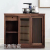 New Chinese Style Walnut Table-Chair Set Household Tea Brewing Desk Office High-End Kung Fu Zen Simple Tea Cabinet