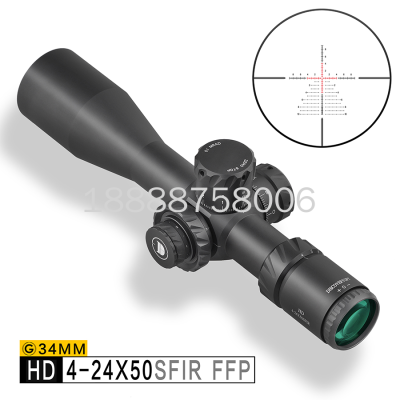 Discoverer HD Camera FFP Telescopic Sight with Zero Stop Function Front Sight Sniper Mirror