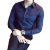 New Men's Long-Sleeved Shirt Korean Slim Fit Men's Business Shirt Fashion Trend Solid Color Shirt Workwear