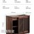 New Chinese Style Walnut Table-Chair Set Household Tea Brewing Desk Office High-End Kung Fu Zen Simple Tea Cabinet