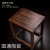 New Chinese Style Walnut Table-Chair Set Household Tea Brewing Desk Office High-End Kung Fu Zen Simple Tea Cabinet