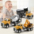 Engineering Car Toys Warrior Engineering Vehicle Fire Protection Set Alloy Car Model Excavator Children's Toy Car Model