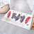 Crystal Velvet Feather Series Floor Mat New Floral Print Floor Mat Absorbent Floor Mat 40*60