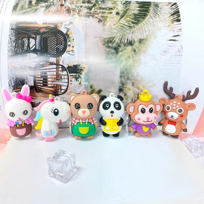 # Creative Soft Rubber Forest Story Doll Keychain Cute Student Schoolbag Pendant Small Gifts Wholesale
