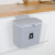 Creative Large Wall Mount Trash Can Kitchen with Lid Household Trash Can Sliding Lid Toilet Toilet Bin Hanging