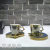 New Ceramic Coffee Set Creative Electroplating Coffee Set Teacup Sets Mug Scented Tea Cup Cup