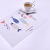 Teslin Non-Slip Heatproof PVC Printing Western-Style Placemat Household Disposable Dinning Table Placemat Printable Logo