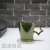 Jingdezhen New Breakfast Cup Milk Cup Black Tea Cup Ceramic Coffee Set Set American Gold Painting Teacup Water Cup