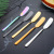 CrossBorder TitaniumPlated 304 Stainless Steel Bread Jam Cheese Scraper Decorating Butter Cheese Knife Butter Knife