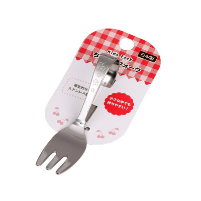 Imported Children Stainless Steel Fork Spoon Groups Baby Easy Grip Eat Learning Training Spoon Fork Set Tableware