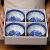 Money Year of the Rat Japanese Bowl and Chopsticks Set Blue and White Porcelain Bowl Set Wedding Favors Will Sell Gifts