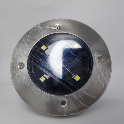 Solar LED Small round Outdoor Yard Lamp Park Ground Lamp