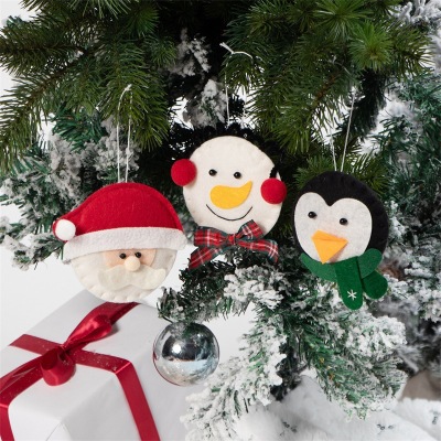 Christmas Decoration Creative Santa Snowman Penguin Doll Small Ornaments Snowman Christmas Tree Pendant