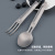 Nextool Natuo Titanium Spork Spoon Cutlery Set Outdoor Integrated Spork Portable Tableware Titanium Tableware