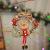 New Christmas Decorative Garland Simulation Rattan Christmas Wreath Door Hanging Show Window Decoration Props Christmas Decorations