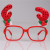 Christmas Children's Gift Creative Cartoon Santa Claus Glasses Frame Christmas Party Decoration Photo Christmas Toys