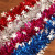 Manufacturer 1*2M Holiday Indoor Decorative Color Bar Christmas Wool Tops Birthday Party Activity Background Wall Layout Pull Strip