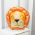 New Cartoon Animal Aluminum Balloon Jungle Series Zoo Shaped Balloon Fox Raccoon Lion Giraffe