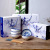 Money Year of the Rat Japanese Bowl and Chopsticks Set Blue and White Porcelain Bowl Set Wedding Favors Will Sell Gifts