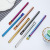 304 Stainless Steel Spoon Type Straw Stirring Smoothie Double Skin Milkshake Straight Straw Cold Drink Straw Spoon Logo