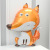 New Cartoon Animal Aluminum Balloon Jungle Series Zoo Shaped Balloon Fox Raccoon Lion Giraffe