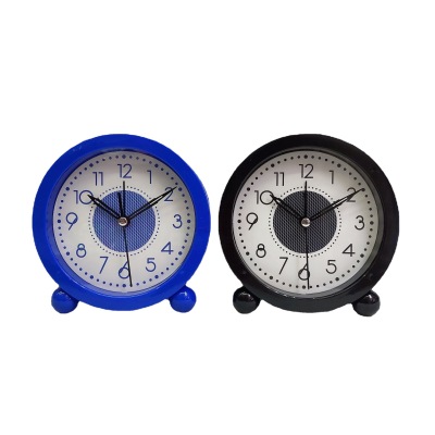 Creative Round Square Large Digital Face Alarm Clock Advanced Color Series Bedroom Clock