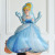 Frozen Elsa Elsa Birthday Balloon Decorations Arrangement Baby Girl Year-Old Background Wall Princess Scene