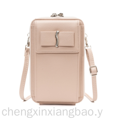 pu Cell Phone Bag Women's Bag New Fashion Popular Fashion All-Match Mini Shoulder Crossbody Wallet Customization
