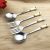 Steel Cartoon Porcelain Handle Cat's Paw Big Head Spoon Fork Ins Simple Breakfast Spoon Dessert Cake Fruit Spoon Fork