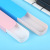 Four-Color Pull-out Portable Tableware Box Stationery Storage Box Plastic Box Household Wheat Tableware Portable Case