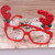 Christmas Children's Gift Creative Cartoon Santa Claus Glasses Frame Christmas Party Decoration Photo Christmas Toys