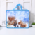 Fashion Animal Pattern Handbag Student School Bag Large Capacity Canvas Bag Zipper Handbag Stationery Storage Bag