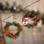 Christmas Decorations Christmas Rattan Small Wreath Santa Claus Door Hanging Scene Decorations Arrangement Christmas Tree Pendant