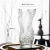 Nordic Impression Irregular Smart Transparent Water Drop Glass Vase Creative Living Room Flower Arrangement Decoration Danish Design