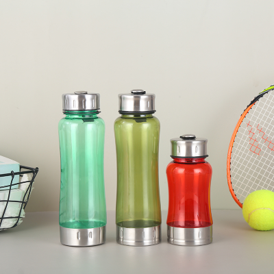 Factory Direct Sales Sports Bottle Sports Kettle Series Fashion Exquisite Water Cup Upper and Lower Steel Bottom Cover