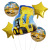 New Shuttle Bus Bulldozer Excavator Dumptruck Aluminum Balloon Wholesale Suit Party Decoration