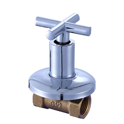 Southeast Asia South America Export Copper Body Secret Valve 4 Points 6 Points 1 Inch Concealed Valve Quick Open Stop Valve Switch
