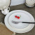 Pure White Hotel Tableware Breakfast Pastry Plate Dish Bone Dish 7-12-Inch round Moonlight Shallow Plate Ceramic Plate