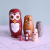 Six-Layer Owl Theaceae Russian Matryoshka Doll Wood Crafts Children's Holiday Gifts Toy Fun Small Gift