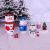 Russian Matryoshka Doll Five-Layer Christmas Snowman Doll Theaceae Grinding Painted Ornaments Painted Wood Crafts in Stock