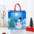 Cross-Border Santa Claus Non-Woven Bag Cartoon Snow Large Handheld Bag Gift Bag Shopping Bag Camping Buggy Bag