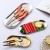 Nordic Ins Jewelry Storage Tray Dim Sum Barbecue Small Plate Gold Towel Plate Stainless Steel Oval Tray