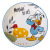 Disney Donald Duck Series Cartoon Tableware Set Daily Ceramic 4.5-Inch Rice Bowl Cute 7-Inch Plate