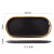 Nordic Style Black Gilt Edging Porcelain Storage Tray Jewelry Tray Dim Sum Plate Dinner Plate Cake Plate Swing Plate