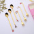 304 Stainless Steel Spoon Wholesale Christmas Dessert Spoon Children's Tableware Gift Set Cartoon Creative Coffee Spoon