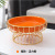 Amazon Ceramic Iron Rack Fruit Plate Nordic Light Luxury Gold Iron Ceramic Snack Dish Cosmetics Storage Tray
