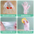 100 Bags Transparent PE Hair Salon Barbecue Crayfish Edible Takeaway Thickened Disposable Plastic Gloves Wholesale