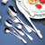 Steel Spoon Soup Spoon Coffee Spoon Fruit Fork Steak Knife and Fork Western Tableware Public Spoon Fork Butter Knife